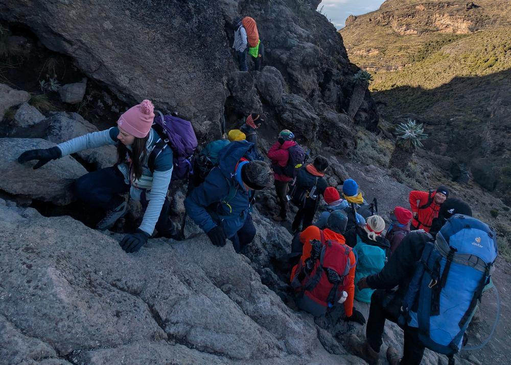wyprawa kilimandzaro przewodnik droga machame